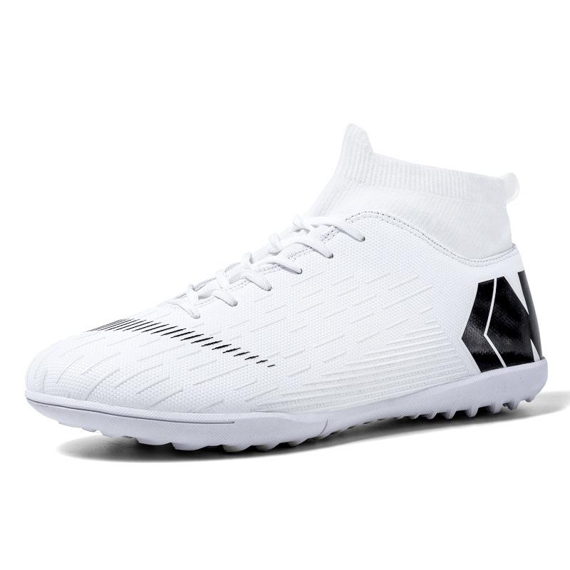 New high-top football shoes with broken nails, young students grass AG long nails competition training shoes 35