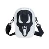 Square Halloween Skull Crossbody Bag Waterproof Halloween Ghost Skull Coin Purse Bag  Men
