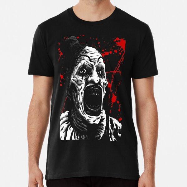 Art the Clown Terrifier slasher goth emo girT-Shirt S-5XL Best T-Shirt