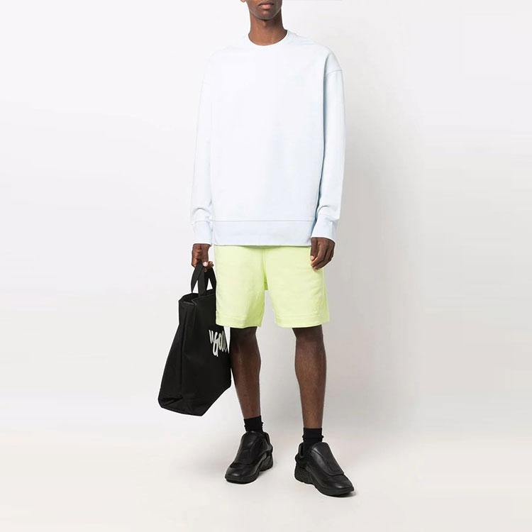 Y-3 FW21 Logo Crewneck Sweatshirt Unisex Sweatshirt White HB3458