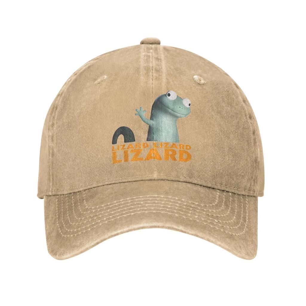 Baseball Cap Lizard Lizard Lizard Meme Summer Trendy Trucker Hat Women Men Print Hunting Camping Hot Sale Snapback Cap