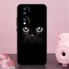 Black Cat Staring Eyes Case For Honor 400 200 Pro 50 70 90 X9a X9b X9c X9d X8b X8c Win Magic 8 Pro 5 6 7 Lite Cover