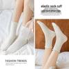 Maternity Pure Cotton Socks – Mid-Calf, Over-the-Knee, Loose Fit for Pregnancy & Postpartum (Spring, Autumn, Winter)