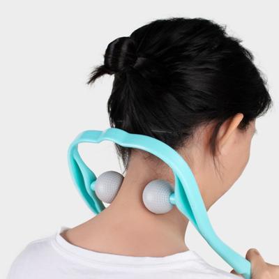 Neck Massager Portable Manual Shoulder for Home Office Travel Adjustable Pressure Massage Balls for Muscle Relaxation And Pain Relief Non-Electric