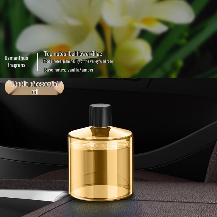 Starry Sky Car Aroma Diffuser: Elegant Humidifier & Perfume Light
