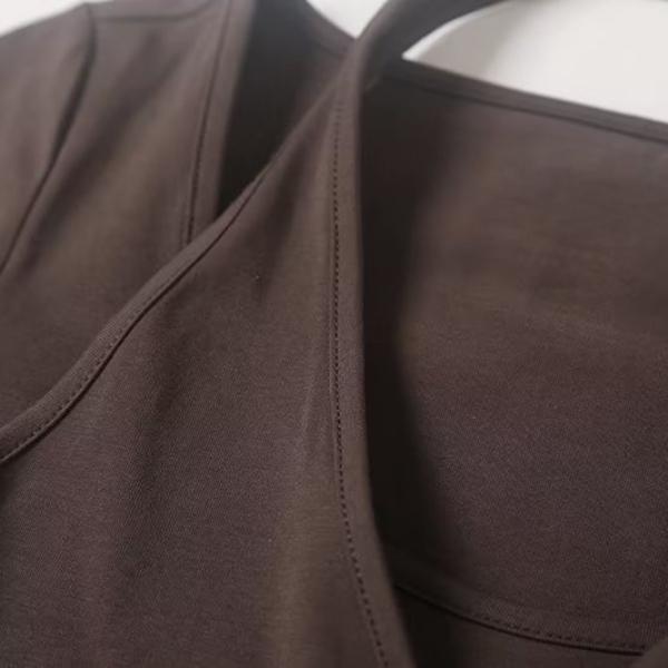 Sommer Frauen T-Shirts Halter V-ausschnitt Schlanke Dame T Tops Weibliche Kleidung