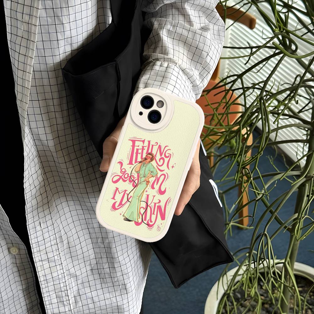 Singer S-Styles Love On Tour Harrys Phone Case For IPhone 16 15 14 13 12 11 Pro Max Plus Soft Leather Cover