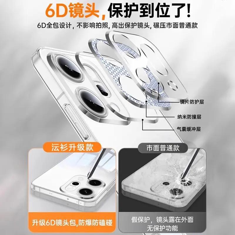 Applicable To oppoReno11 Mobile Phone Case, New Reno11pro Transparent Silicone Soft Case, Ultra-thin Anti-drop Case