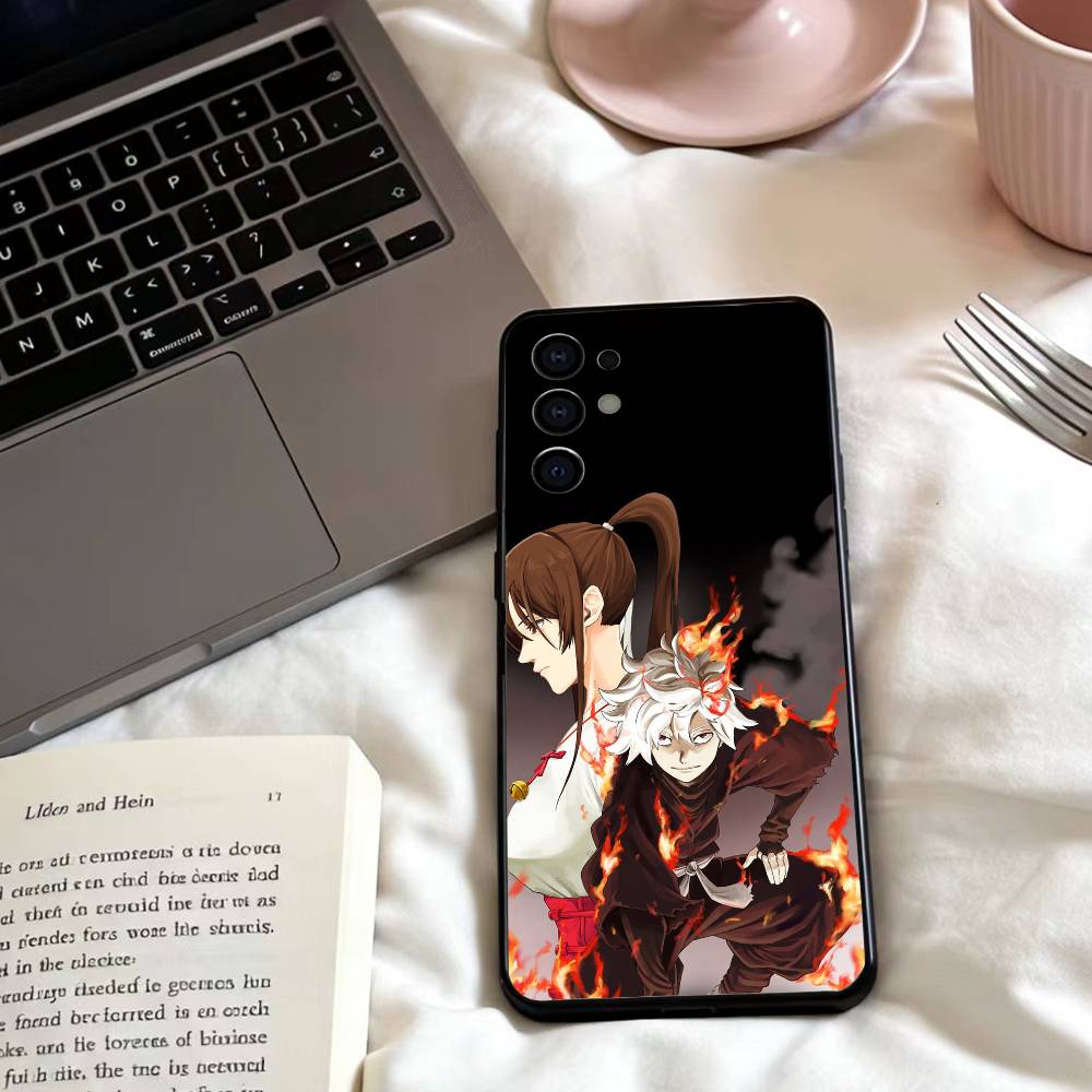 HOT H-Hell's Anime Paradise Phone Case For Samsung S25,24,23,22,30,21,10,9,Ultra,Plus,Lite,FE,4,5 G Soft Black Case