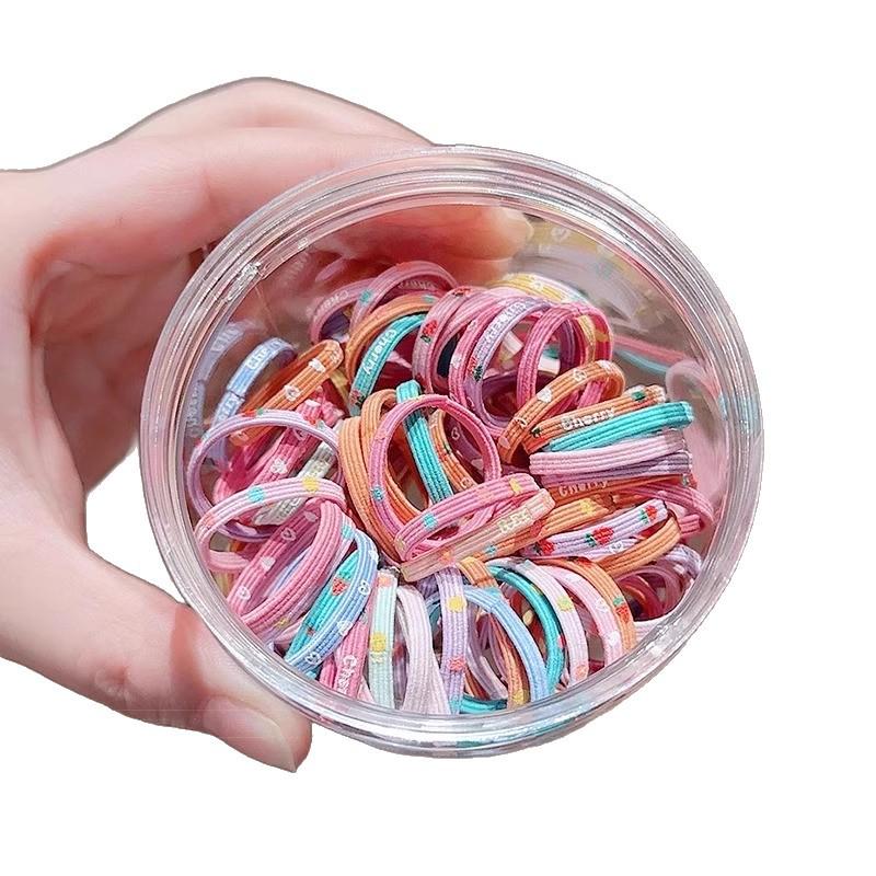 Children's Durable High Elasticity Hair Ties - Baby Rubber Bands for Hair Accessories
