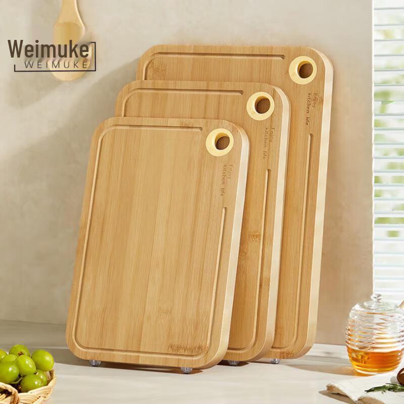 Weimuke Multi-functional Double-Sided Bamboo Cutting Board