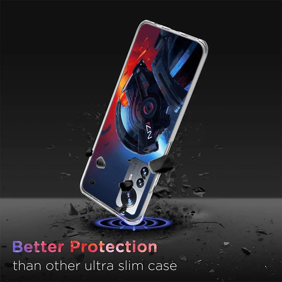 N7 Mass Effect Phone Case For Xiaomi Poco X3 NFC X4 GT M3 M4 M5 M5S X7 X6 X5 F6 Pro F5 F4 Mi F3 F2 Cover TPU Capa Coque Clear Pa