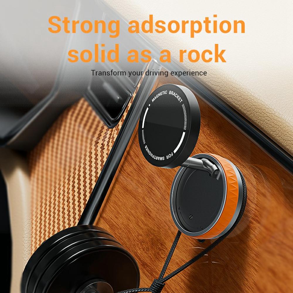 X58 Foldable Suction Cup Phone Holder Car Mirror Glass 360 Degree Rotation Magnetic Phone Stand