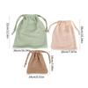 3 Piece Reusable Baby Cloth Storage Bags with Convenient Drawstring Closure Breathable for Toys Clothes & Accessories