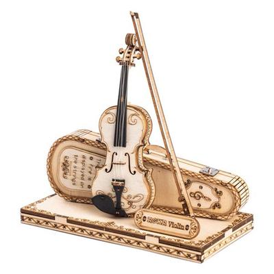 Klassisches 3D-Instrument-Holzpuzzle (Geige)