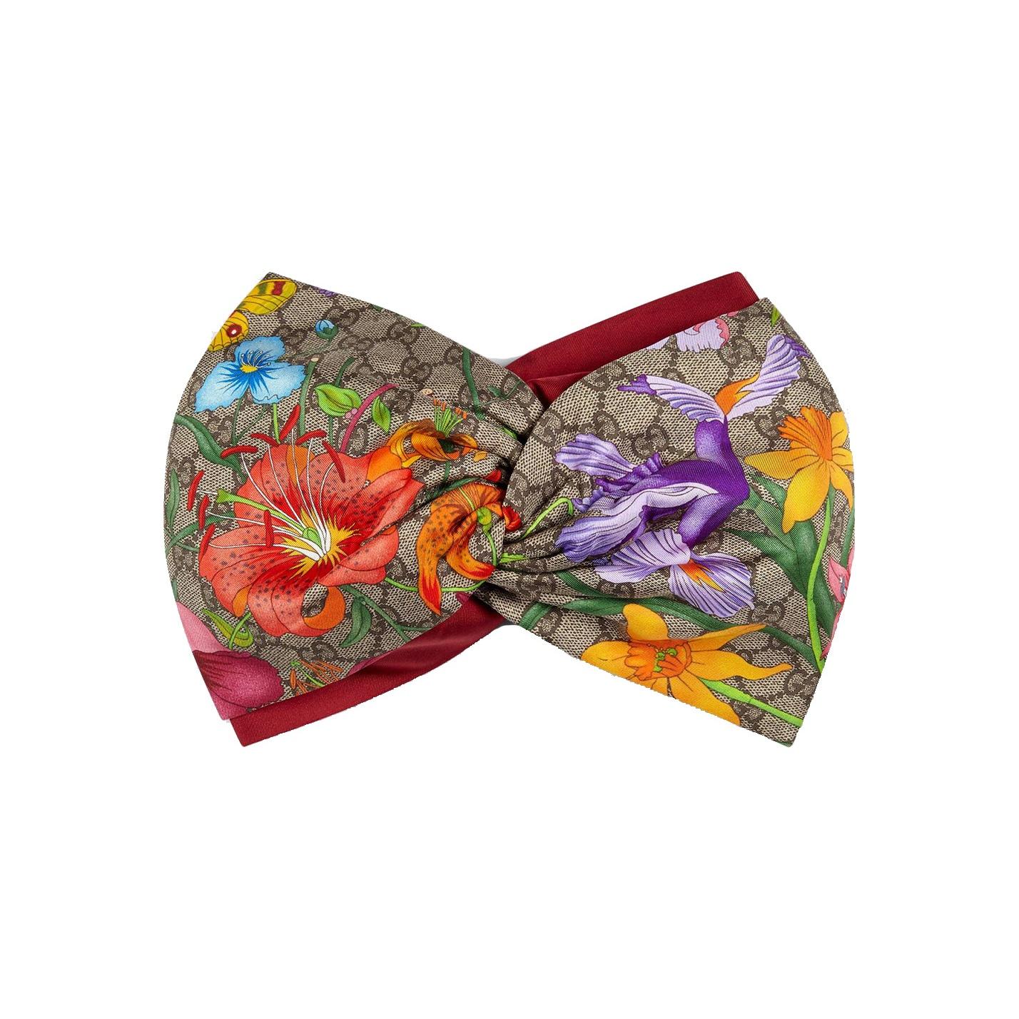 

Gucci Double G Floral Print Silk Headband Women accessories 609319-3GC02-9774 M