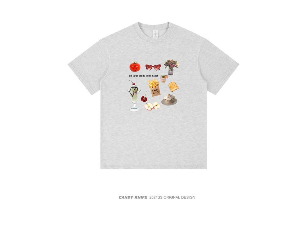 Unisex Fun Print Casual Crew Neck T-Shirt - Age-Reducing, Slimming & Versatile