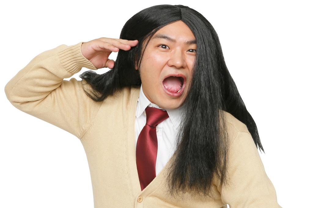 Clearstone Katsland Cosplay Halloween Long Black Black Wig, Hair, Unisex,