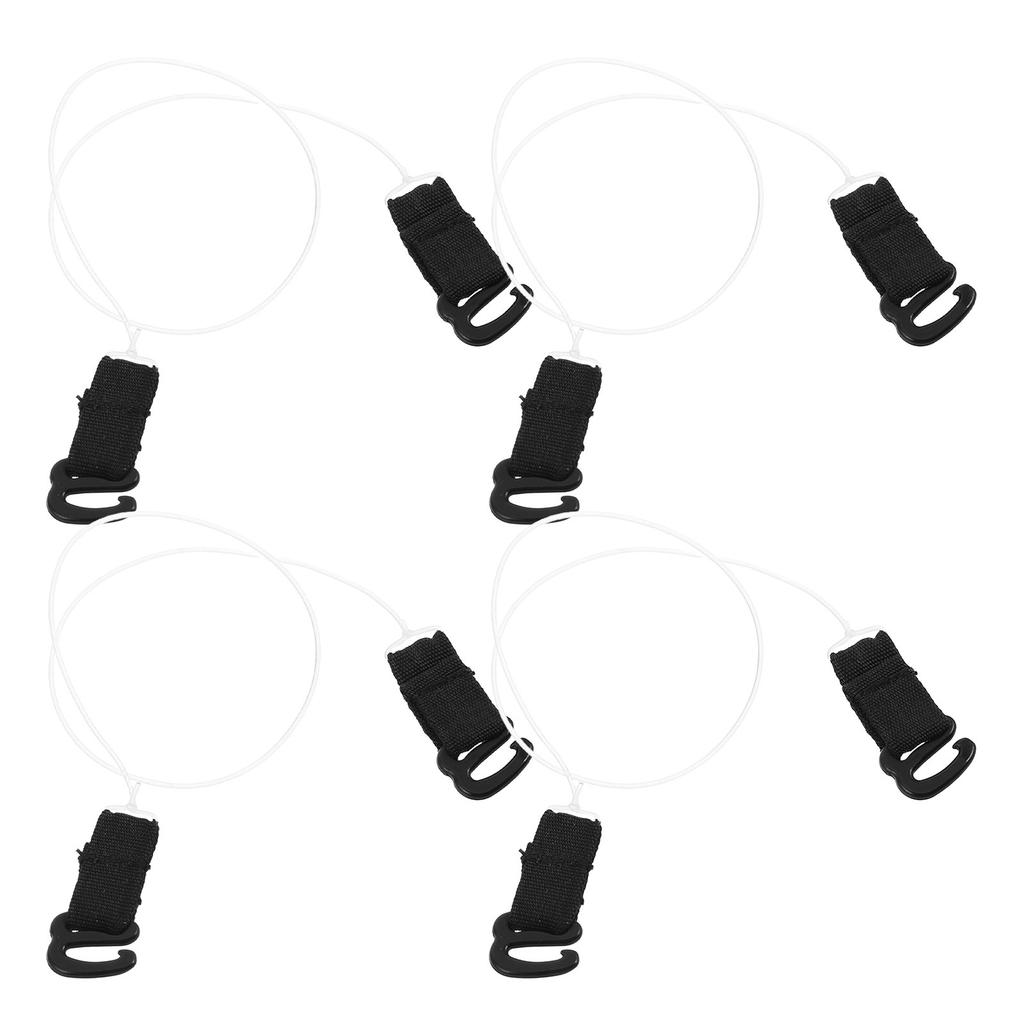 4Pcs Invisible Elastic Fishing Line Clips Secure Hold Lightweight Wire Hair Extension Accessories for Seamless Natural Look