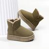 Processing customized new velvet thickened warm snow boots foreign trade comfortable and fashionable cotton shoes women's wear-resistant large cotton