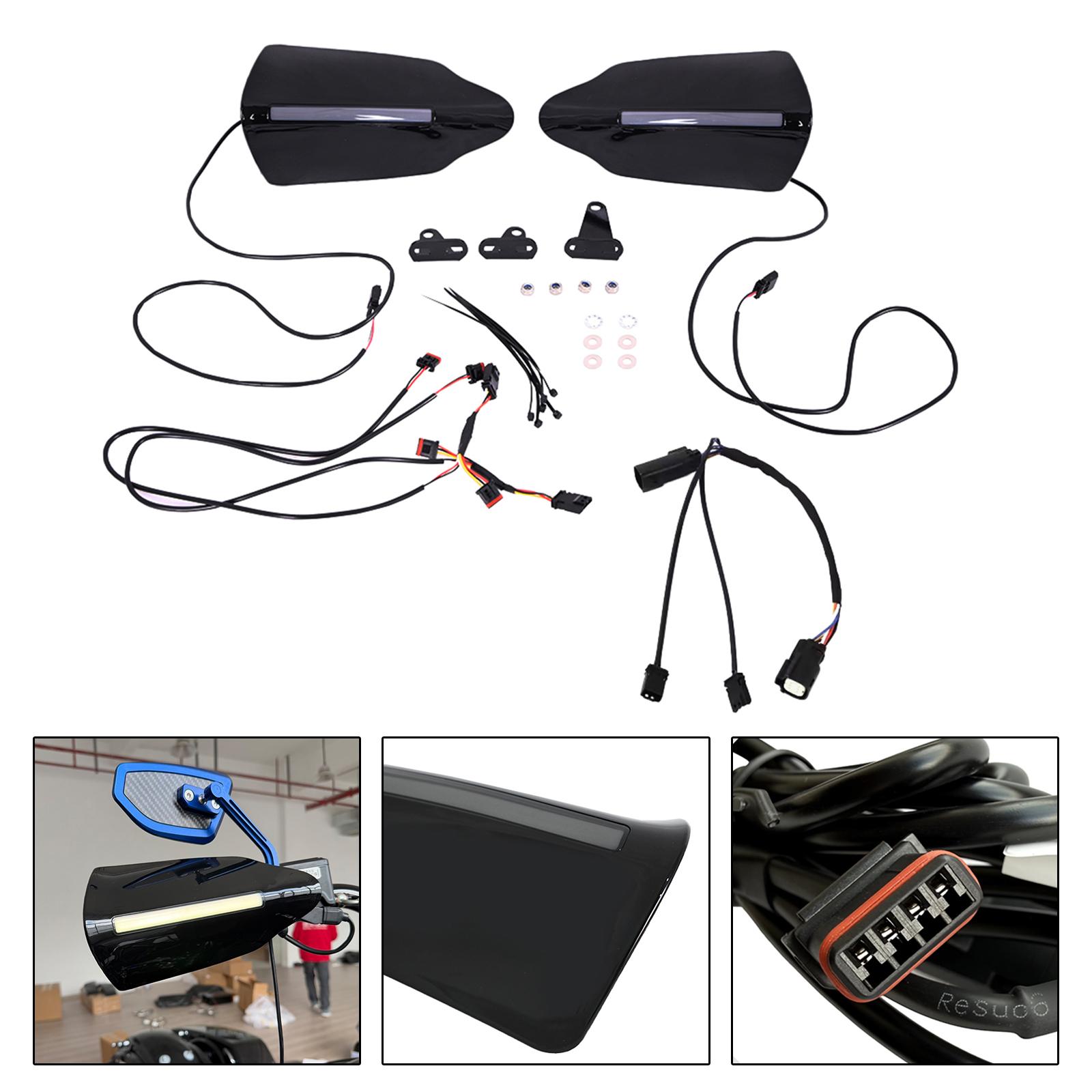 

Handguard w/ turn signal fit for Street Glide Road Glide Electra Glide 2024-2026