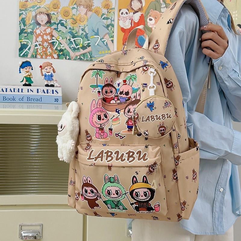 Pattern Backpack Print Lightweight Large Capacity Schoolbag Fashion Gift