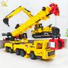 Non-Toxic Moc Engineering Truck Building Blocks Technical Excavator Crane Vehicle Car Bricks City Construction Toys For Children