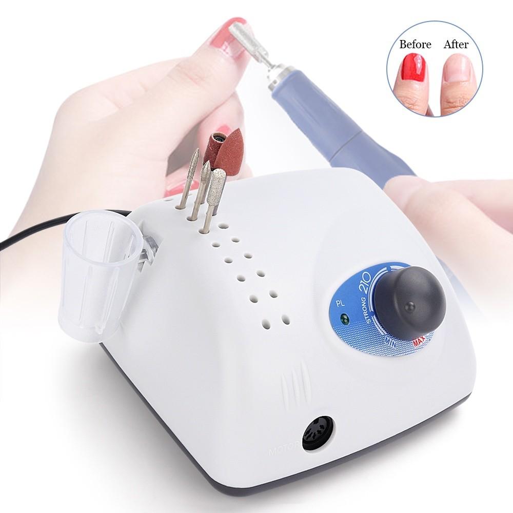 65W 35000RPM Professional Manicure Pedicure Machine High Precision Polish Nail File Bits Electric Nail Drill Manicure Machine