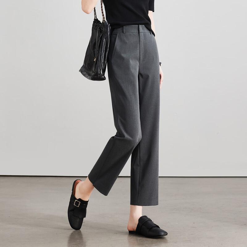 SOFSIL Women's High-Waist Straight-Leg Ankle Pants