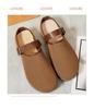 Women Knitted Half Slippers Breathable Mesh Casual Slides Comfortable Lightweight Slip-on Mules