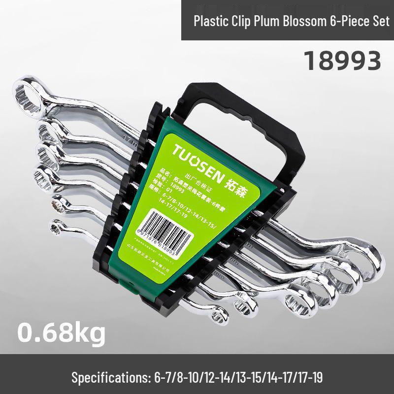 Set chei combinate cu capăt deschis și capăt inelar cu cap dublu - Set scule de reparații cu finisaj oglindă