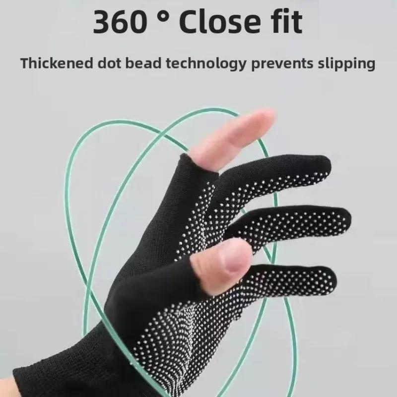 10-50Pairs Lightweight Durable Nylon Work Gloves with Anti-slip Dot Coating Touchscreen for Cycling Fishing Camping and Delivery