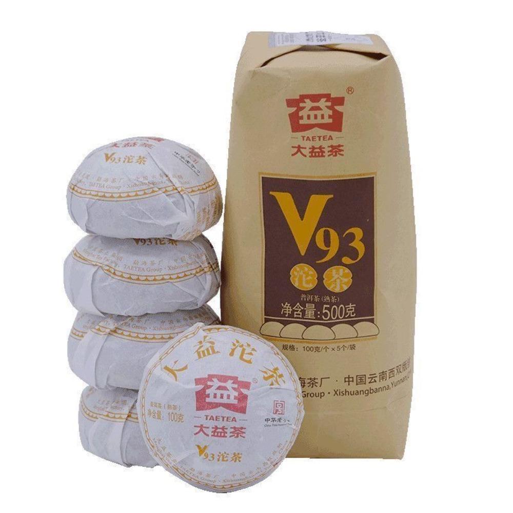 

1801V93 Ripe Pu-erh Tuo Tea 100g Tuo * 5 Pieces per Bar 100G/Tuo