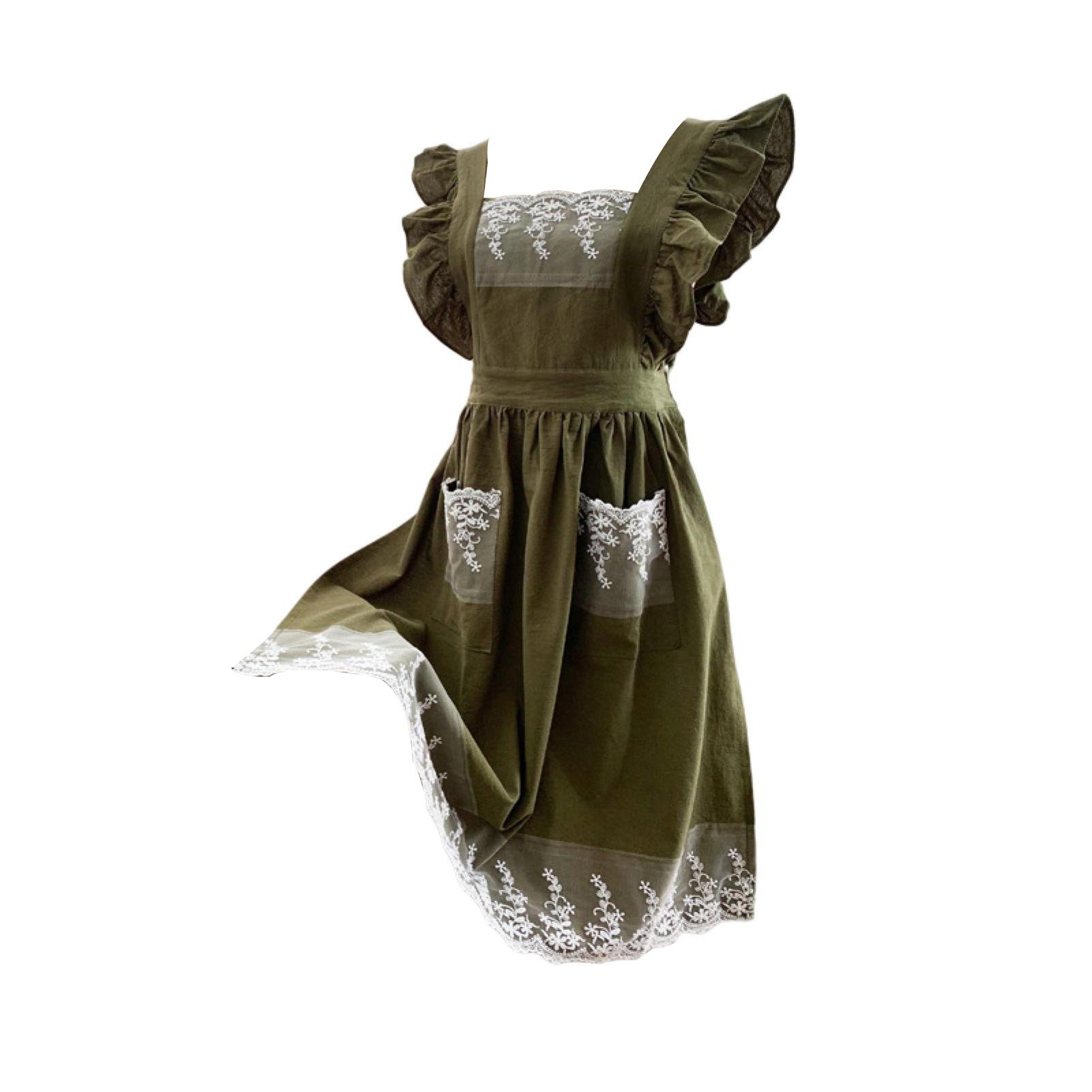 

Пылезащитный фартук для приготовления пищи, моющийся, полезный, легко чистящийся, кухонная одежда, защитный фартук армия зеленый