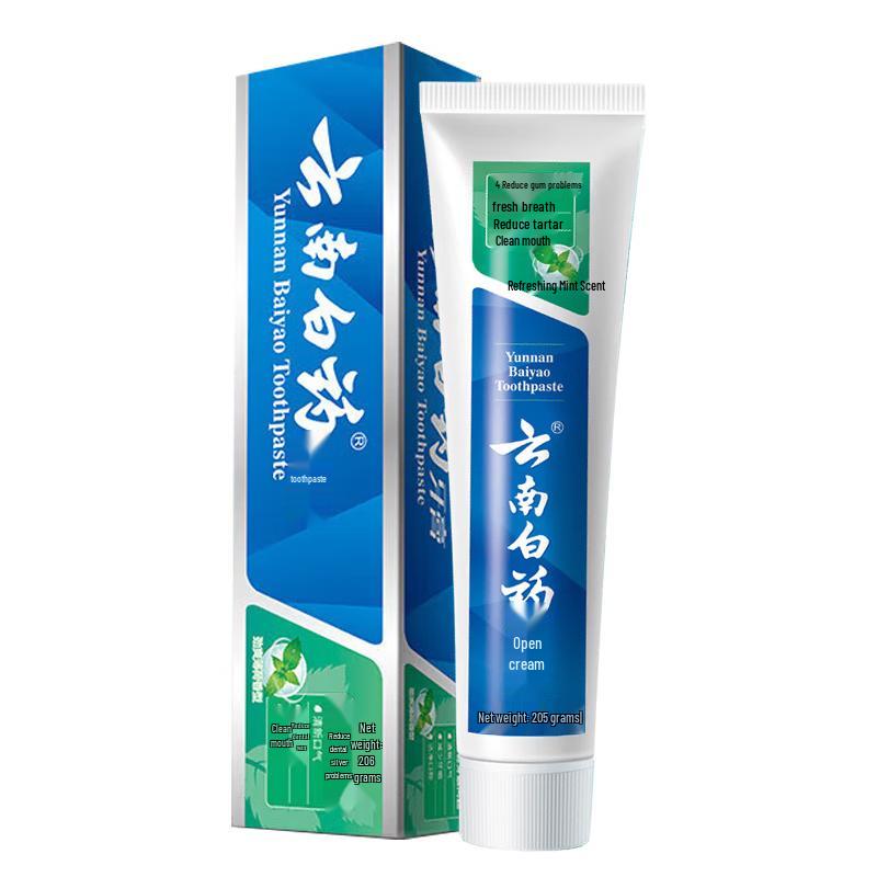 

Yunnan Baiyao Invigorating Mint Toothpaste, 2x205g