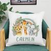 Home Decor Rainbow & Animal Personalized Cushion Covers Pattern Cushion Cover Suitable For Sofa Bedroom Car Pillow Cover