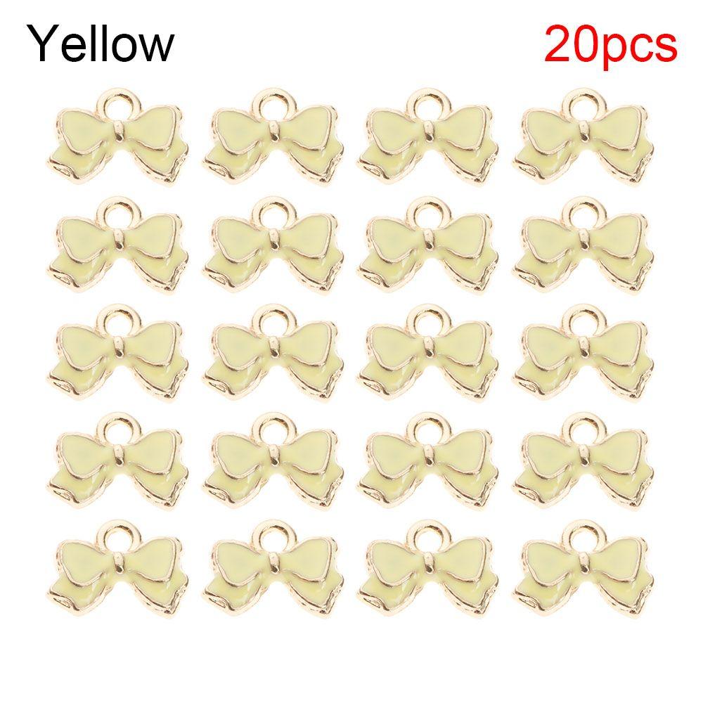 

Bags Shoes Accessories DIY Doll Clothes Butterfly Buckles Mini Metal Button Necklace Buttons жовтий