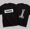 Tricou Unisex cu Logo Pallus pentru Cheie de Bandă pentru Scule
