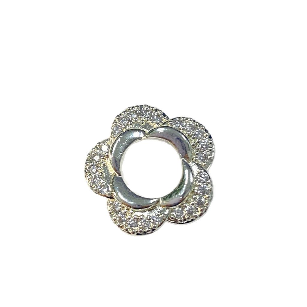 Fashion Rhinestone Sun Jewel Accessories: Zircon Inlaid Crystal Beads and Separators