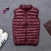 Coat Sleeveless Puffer Vest Jacket Ultra Thin Warm Lightweight Jacket Winter Men Vest Coats