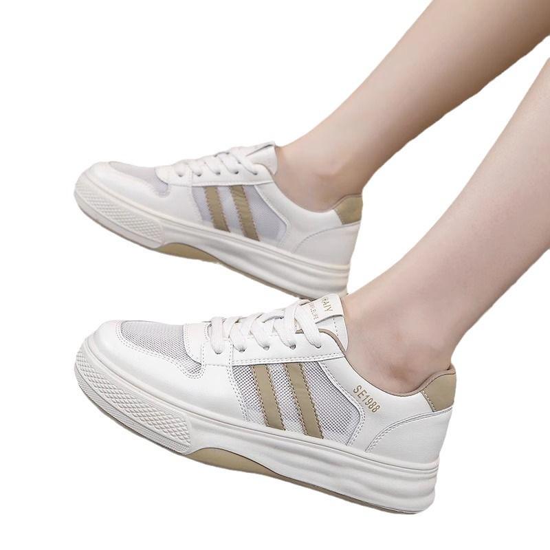 Mesh breathable little white shoes women's spring and summer new thick-soled casual sports women's shoes versatile shoes