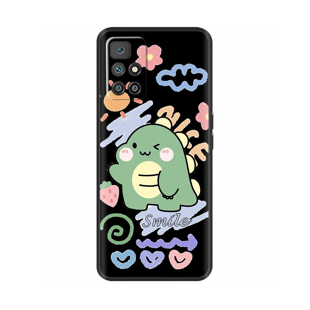 For Redmi 10 Case redmi10 Flowers Soft Phone Shell For Xiaomi Redmi 10 4G Cover For Redmi 10 Prime Cute Butterfly Cartoon Cases