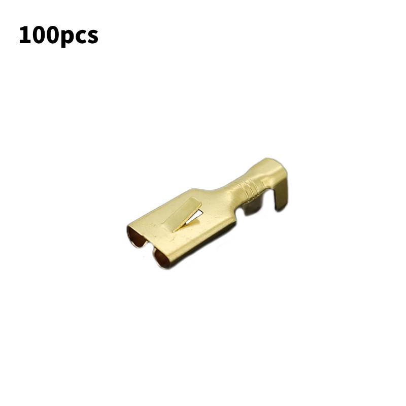 Copper Electronics Tinned Spade Terminal Connectors Automotive Applications