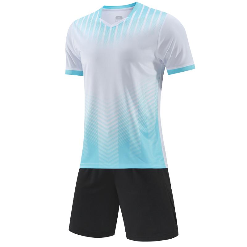 Men Football Jersey Set Custom Team Club Short Sleeved Shorts Comfortable Training Suit Running Pingpong Badmintion Clothes