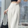 New Women's Suit Pants Spring Summer High Waist Draped Loose Wide Leg Pants Plus Size Casual Pants
