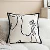45X45CM Simple Versatile Throw Pillow Cover Black Lace Simple Waist Cushion Cover Decor Home Decorative Pillowcase 2026 New