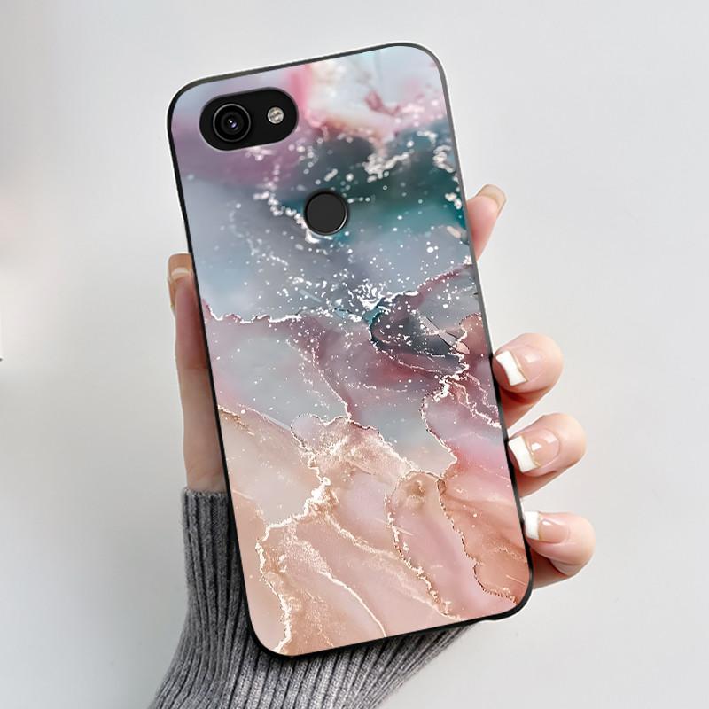 For Google Pixel 3 3a XL Case Cute Rabbit Black Soft TPU Silicone Cover for Pixel 3 XL Phone Cases Pixel3A 3 A Pixel3 3XL Capa