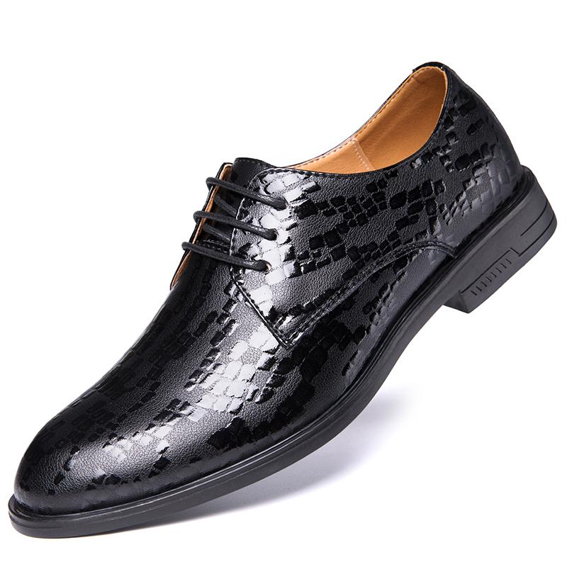 

Классические роскошные брендовые формальные свадебные социальные туфли-оксфорды на шнуровке для мужчин, повседневные кожаные туфли для взрослых 44