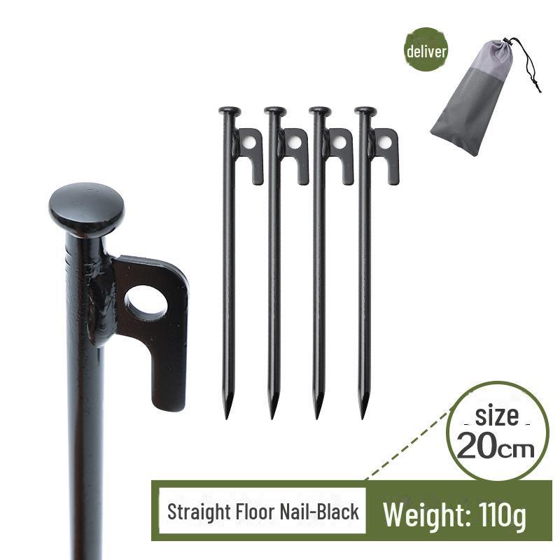 Větruodolné kolíky pro venkovní kemping - 20/25/30/40 cm