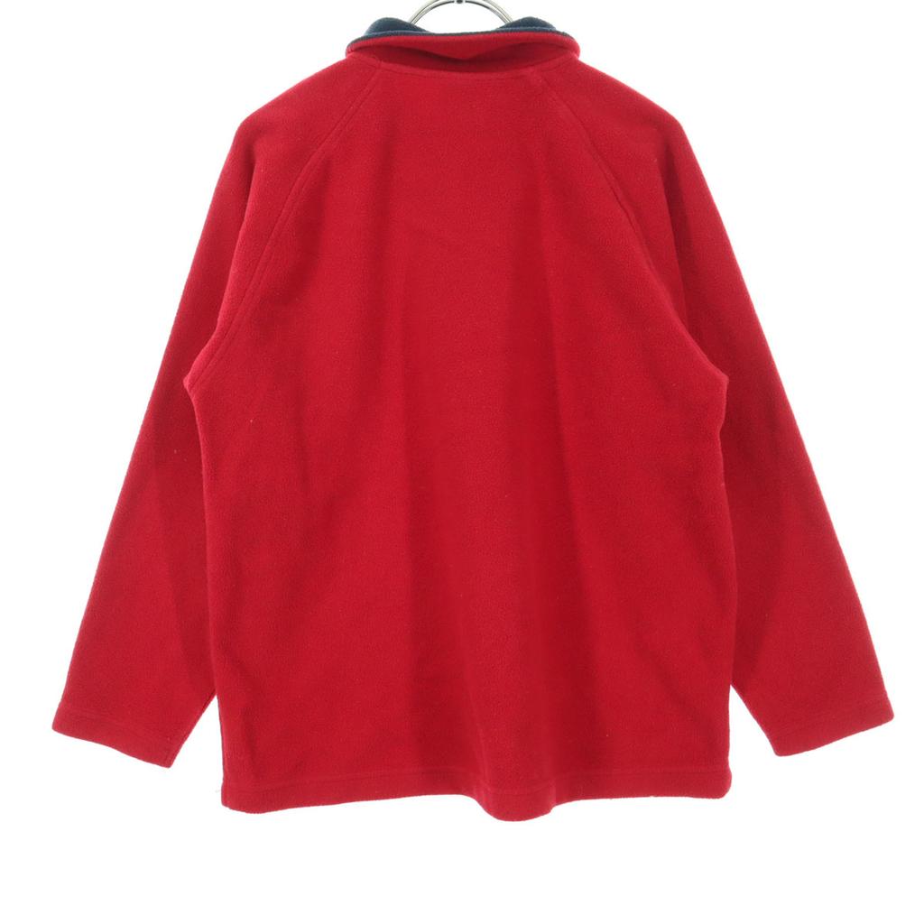 Gap 90s 00s Old Pullover Fleece Jacket L Red Half Zip Men's Used